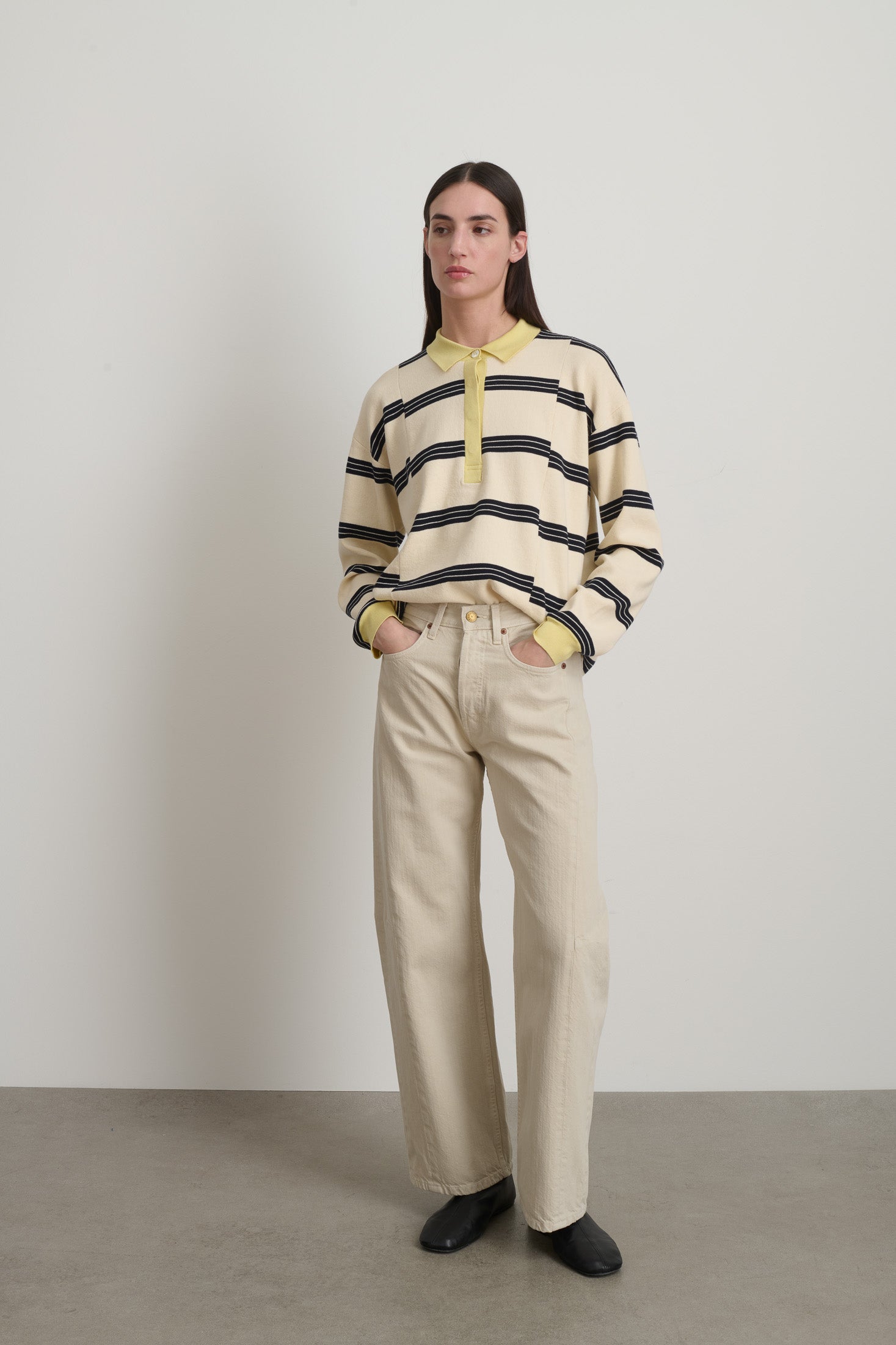 Slim Lasso Jean Chalk Overdye - Women | B Sides Jeans