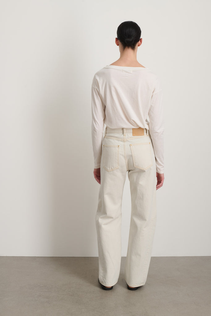 Lasso Jean Tile White Long - Women | B Sides Jeans