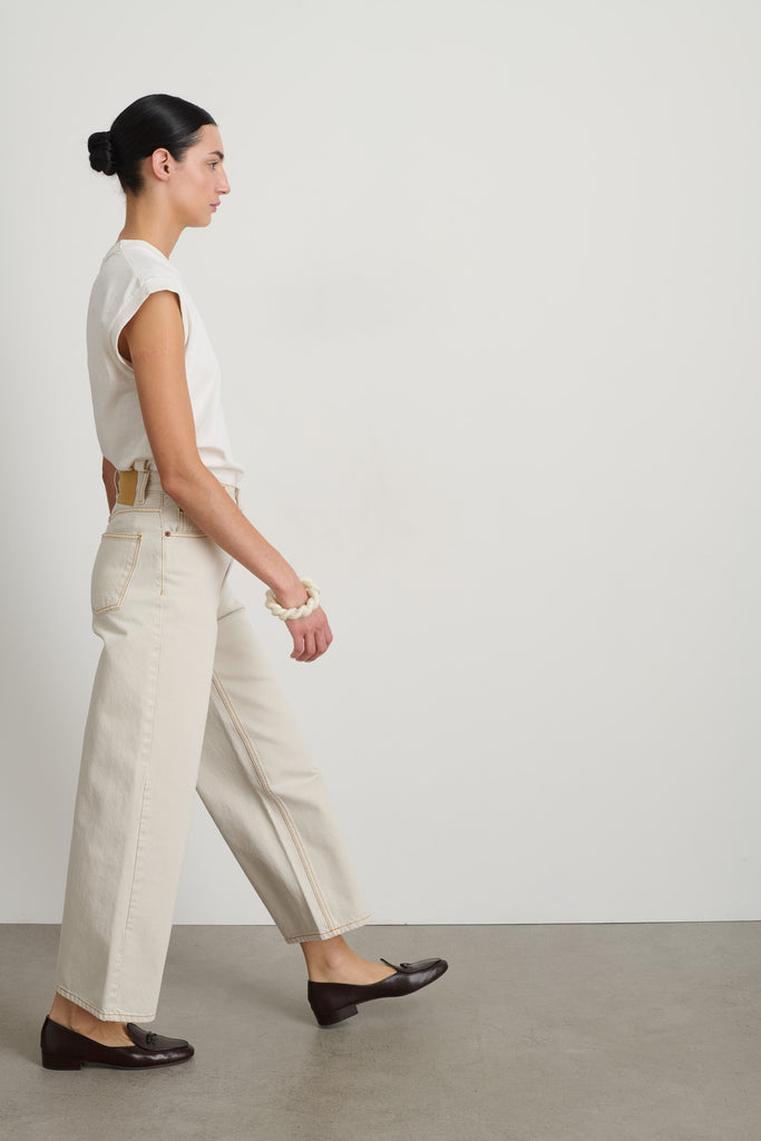 パンツ B SIDES W506-KL ELISSA JEAN 25 Elissa Relaxed Straight Jean Liesl Blue - Women | B Sides Jeans