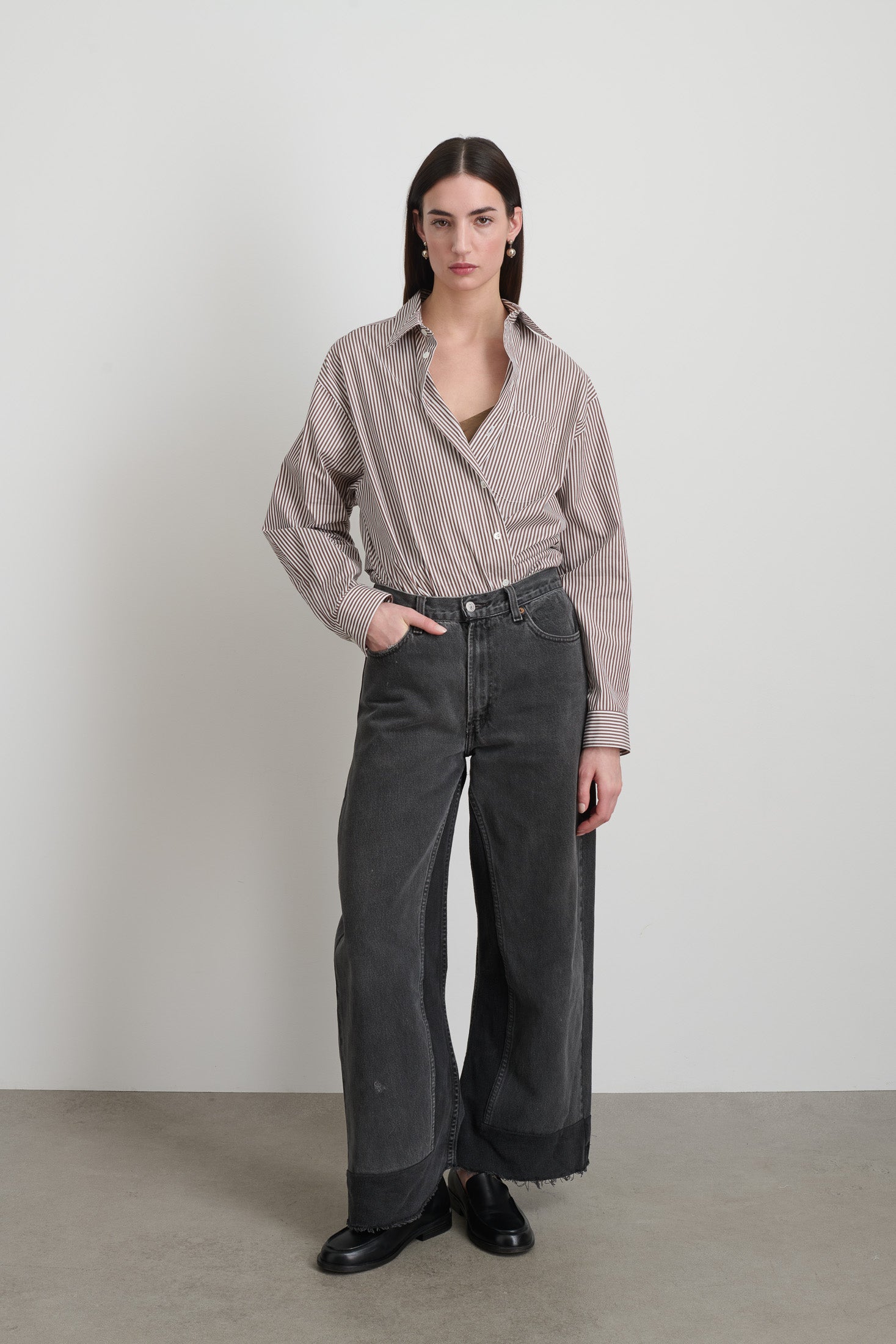 Reworked Vintage Culotte Vintage Black