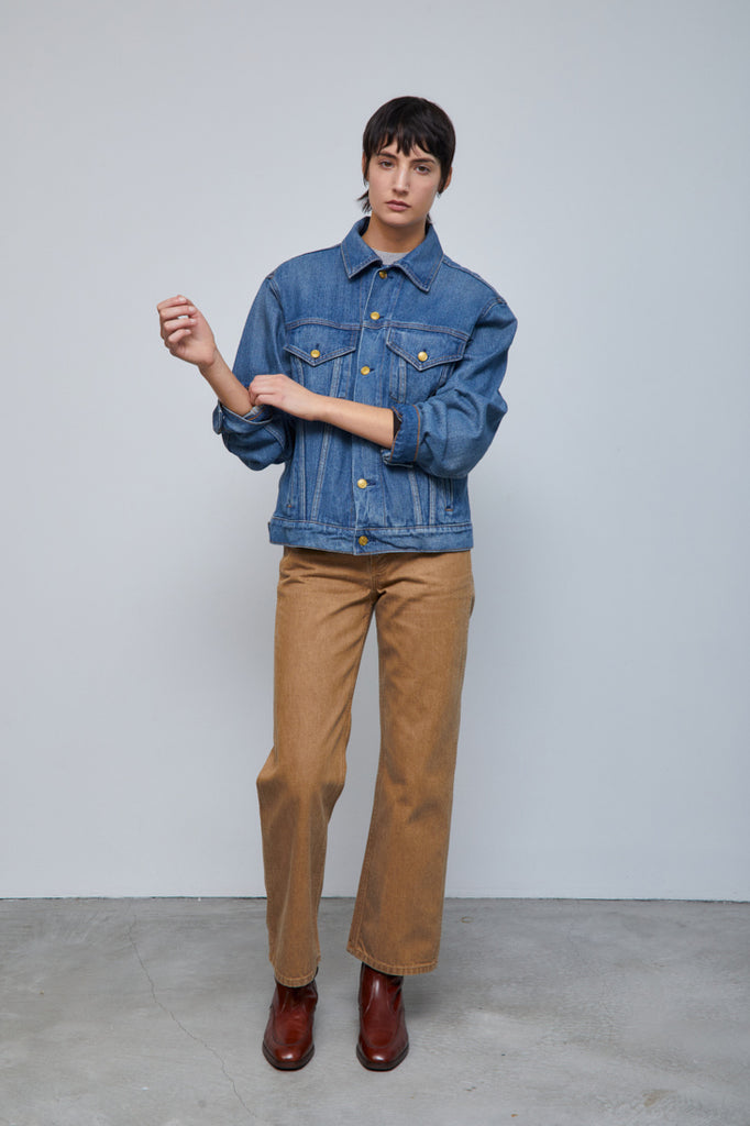 ジャケット・アウター Badway Classic Studs Denim Jacket Msize BULUWIE Jean Jacket Men, Men's Denim Jacket Distressed Ripped Slim