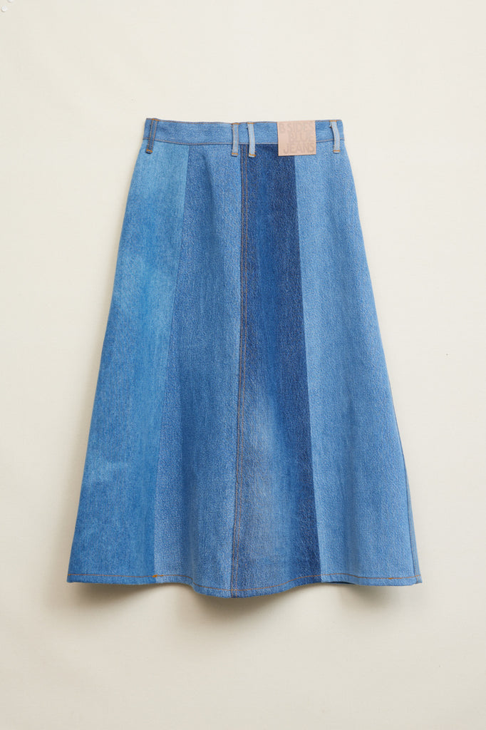 スカート B SIDES 'Hill' skirt Light Blue B Sides Hill' Denim Skirt In Light Blue - 58% Off | Editorialist