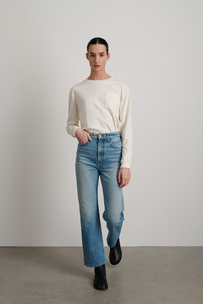 Plein Relaxed Straight Jean Sky Wash - Women | B Sides Jeans