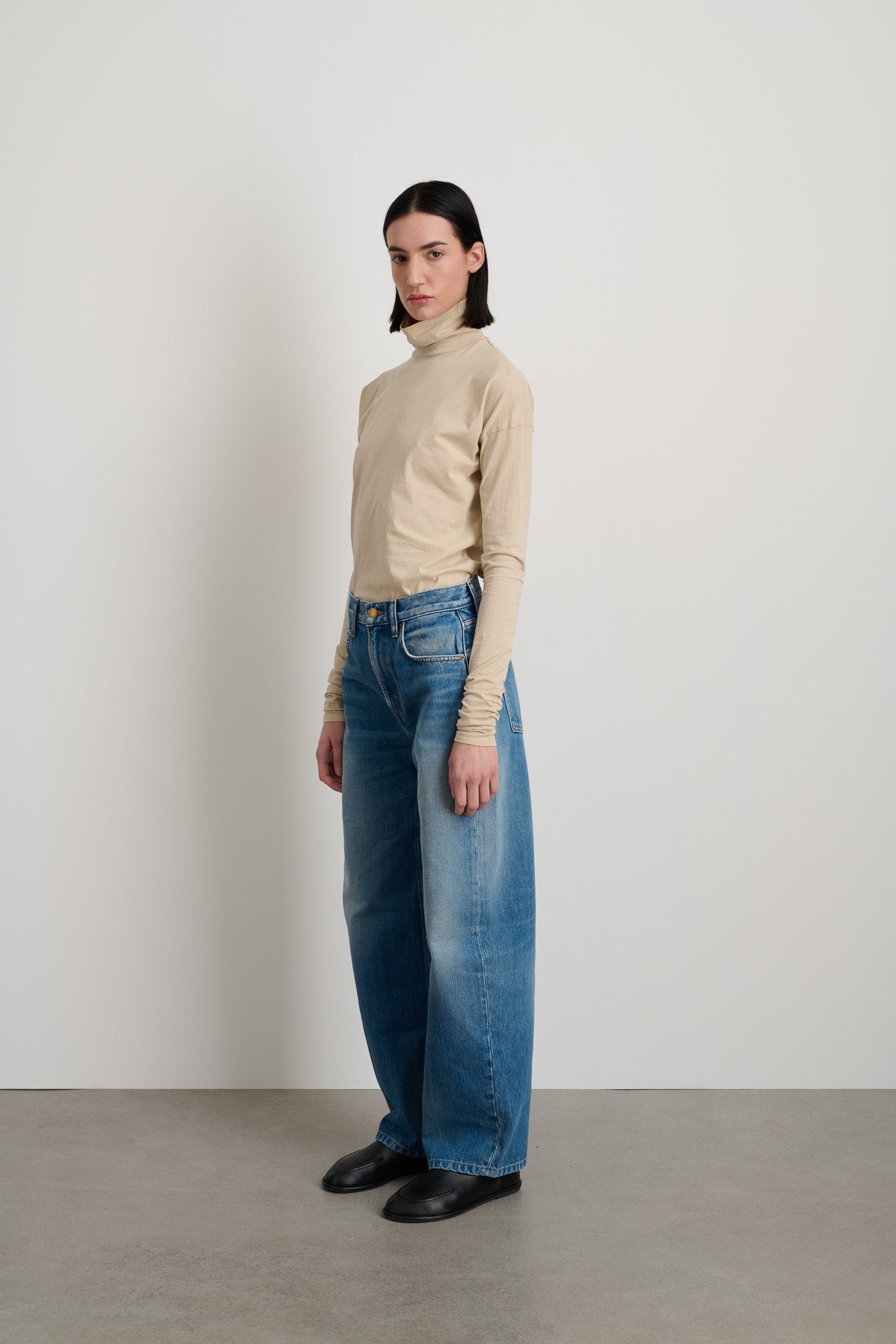 Leroy Mid Relaxed Bow Hyde Wash