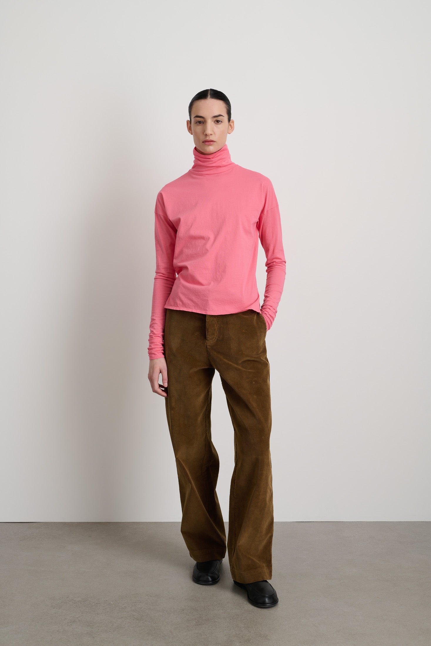 B Sides Turtleneck Calla Pink