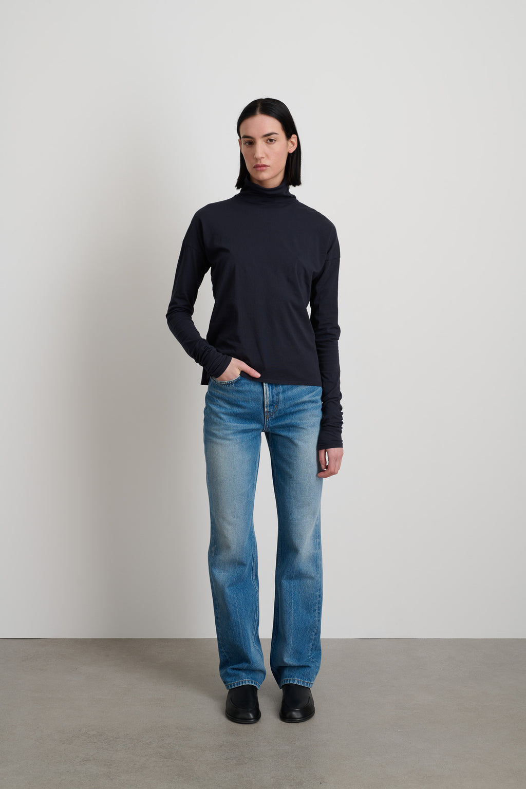 B Sides Turtleneck Marine