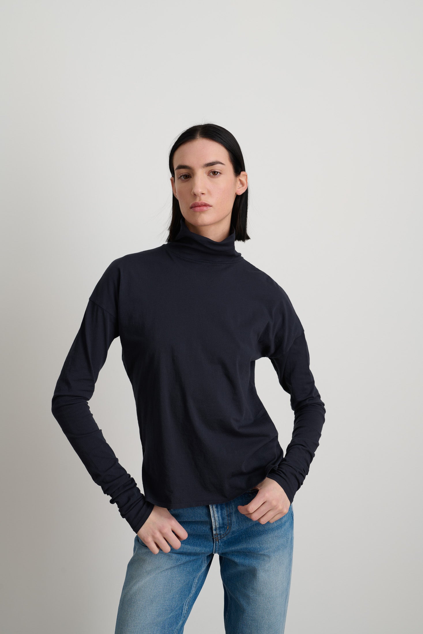 B Sides Turtleneck Marine