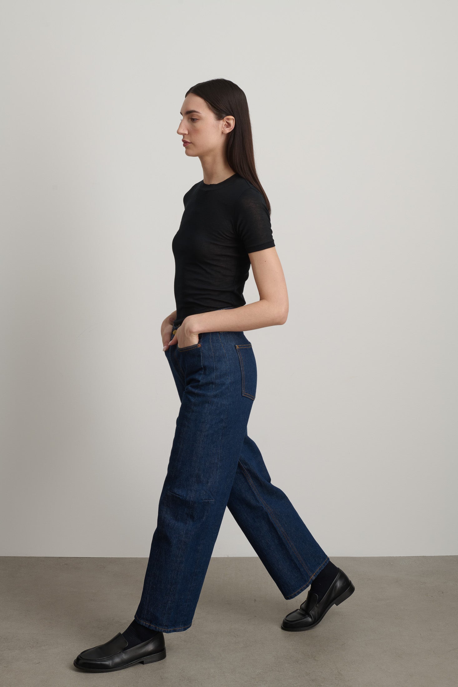 Slim Lasso Jean Indigo Rinse - Women | B Sides Jeans