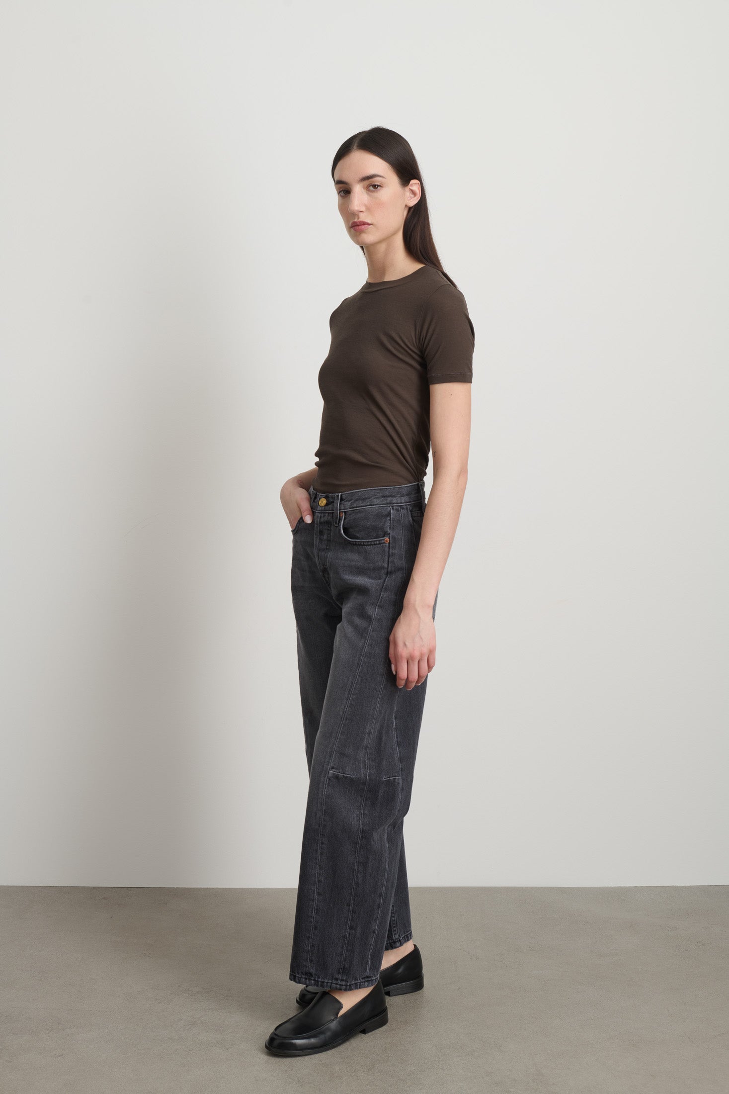 Slim Lasso Jean Stil Black
