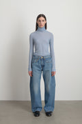 Relaxed Cuffed Lasso Jean Jane Wash