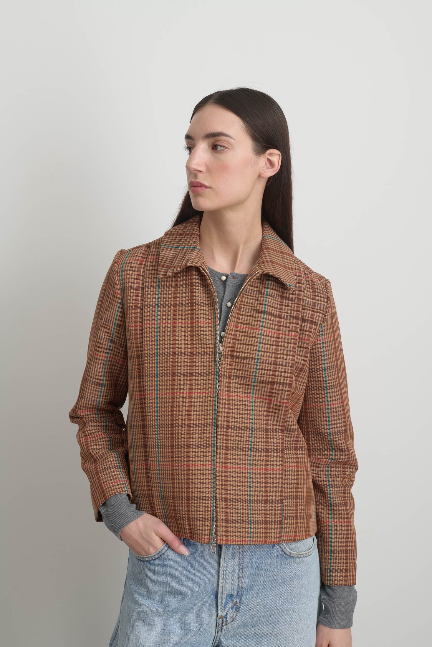 Stevie Jacket Glen Check