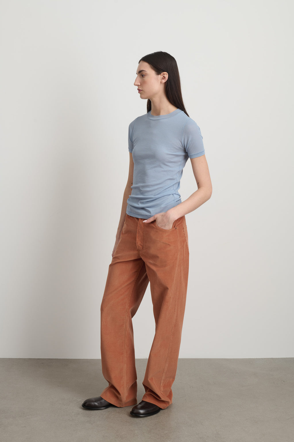 Vivien Tee Steel Blue