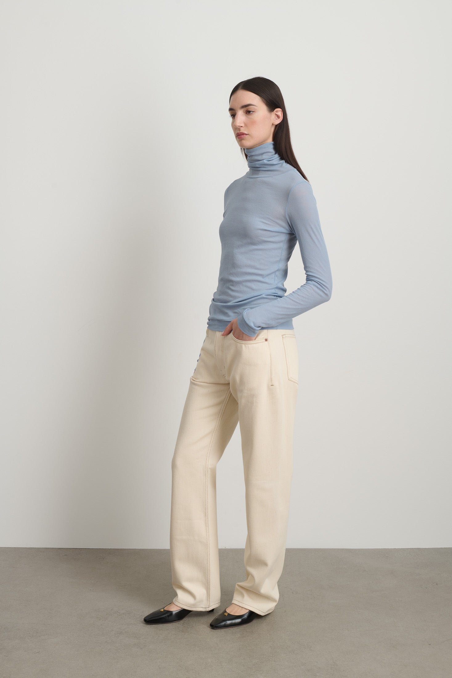 Jana Turtleneck Steel Blue