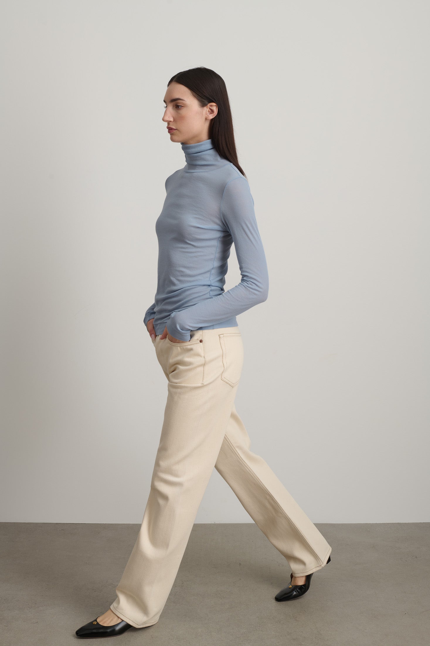 Jana Turtleneck Steel Blue