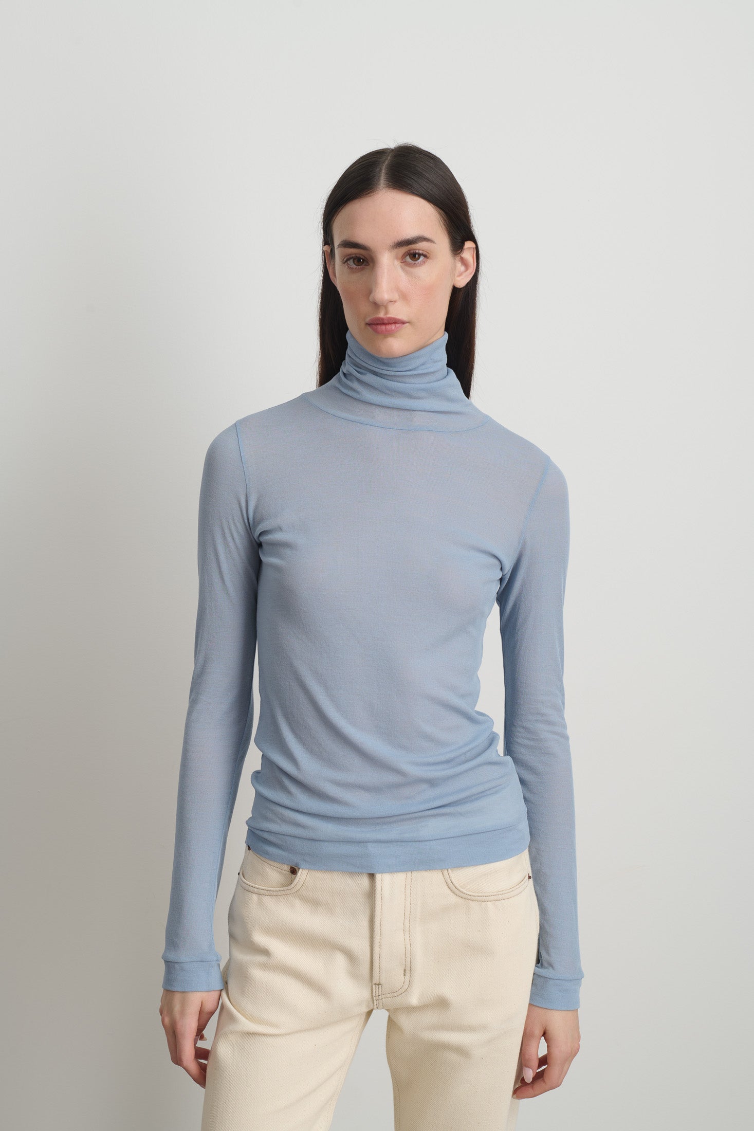 Jana Turtleneck Steel Blue