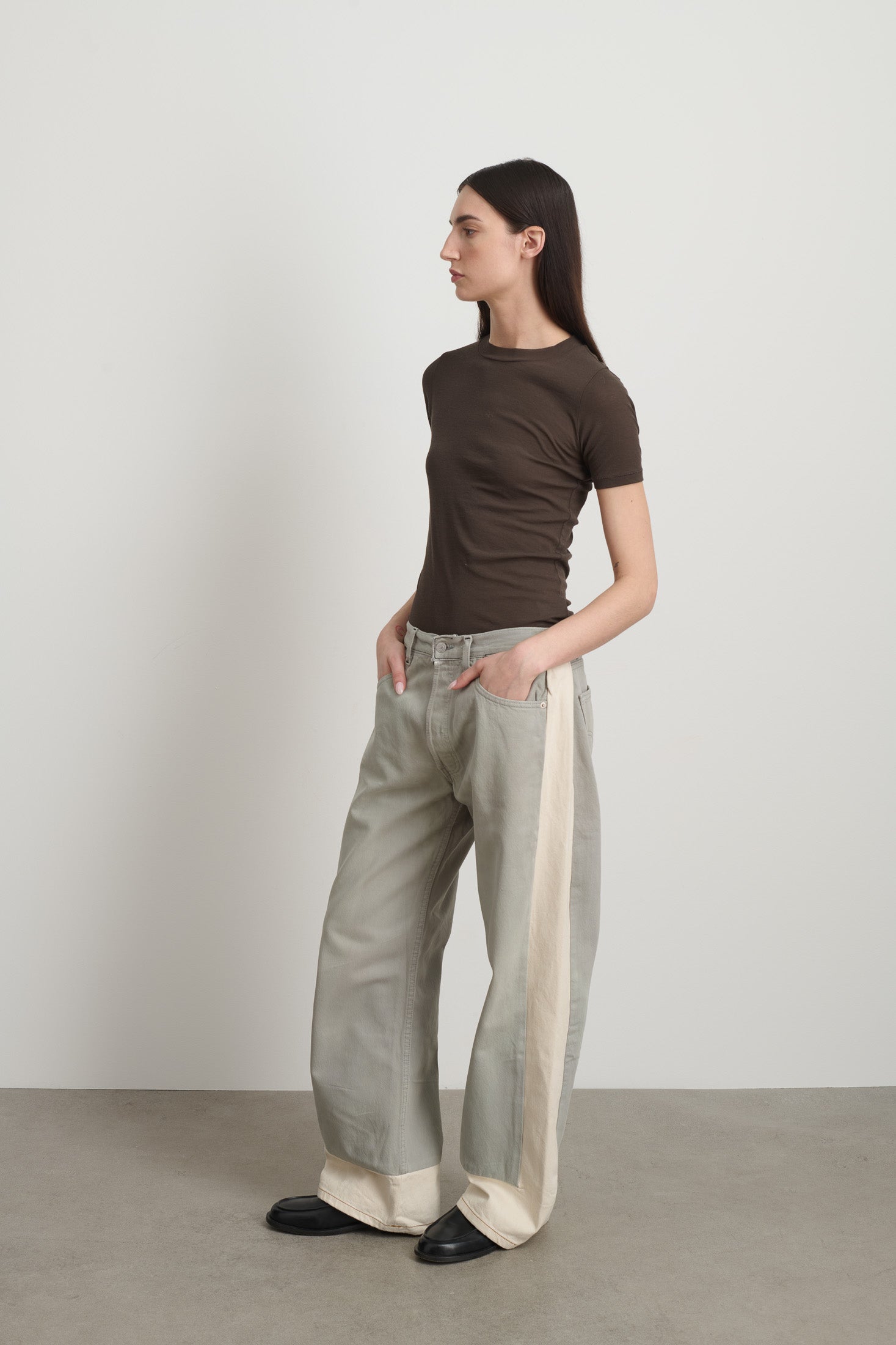 Reworked Slouch Vintage Grey / Natural