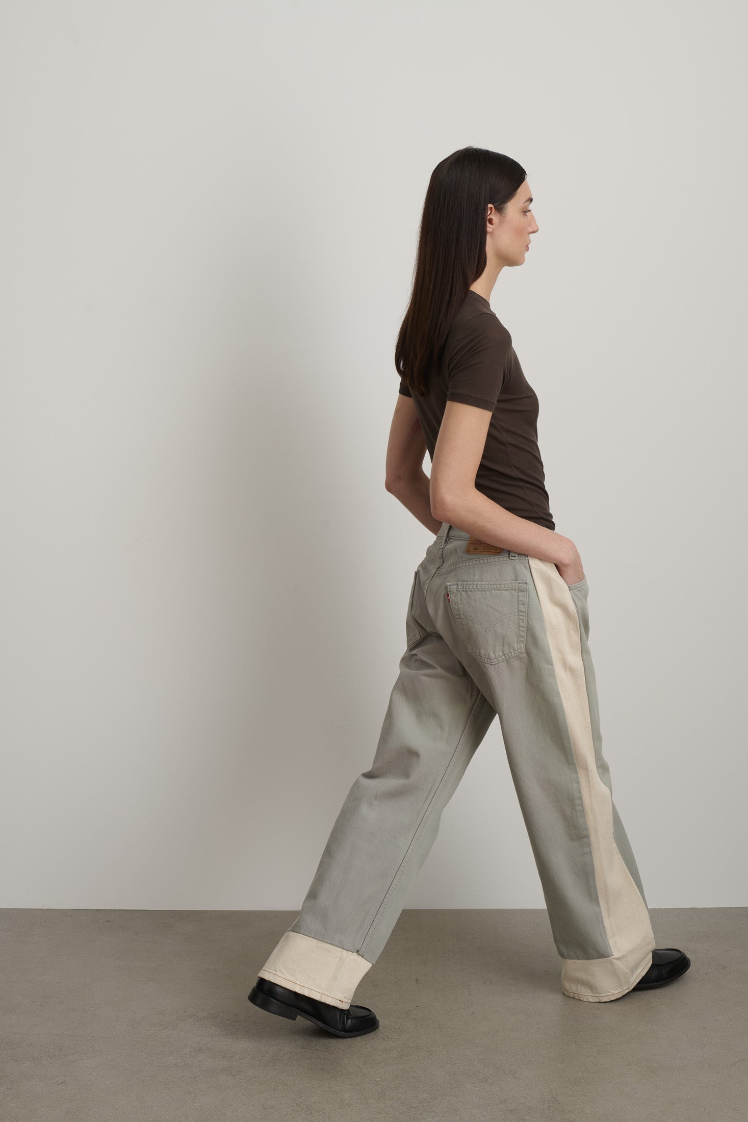 Reworked Slouch Vintage Grey / Natural