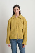 Zip Knit Jacket Marigold Donegal
