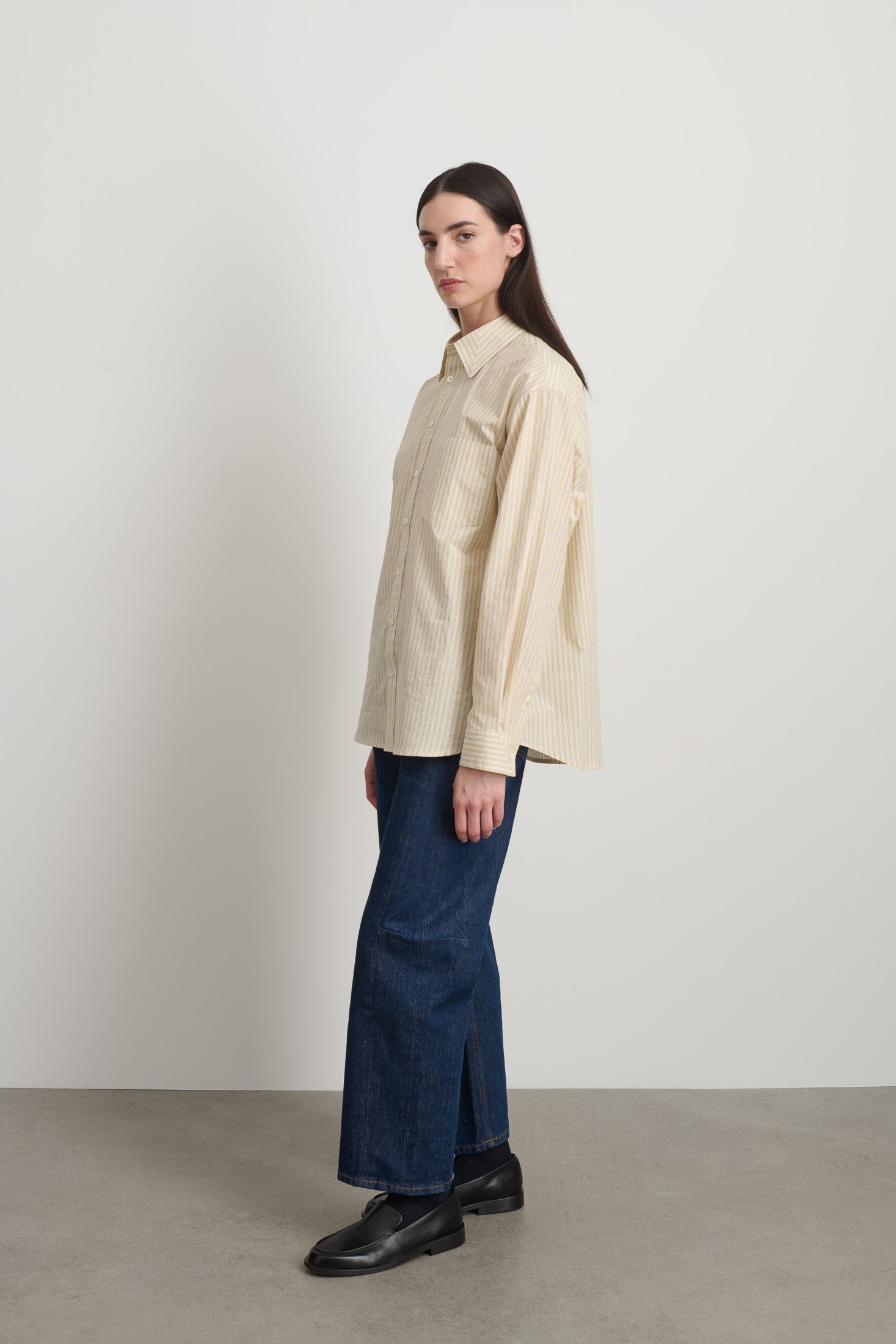 Nolan Shirt Yellow Stripe