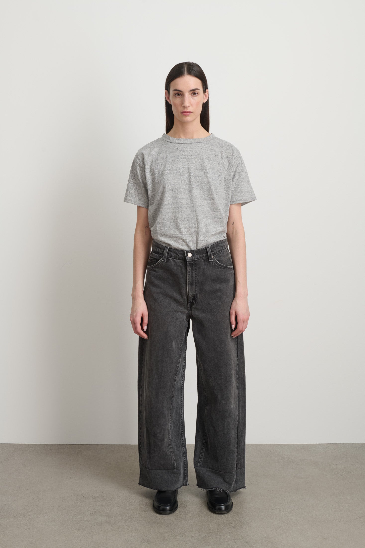 Reworked Vintage Culotte Vintage Black