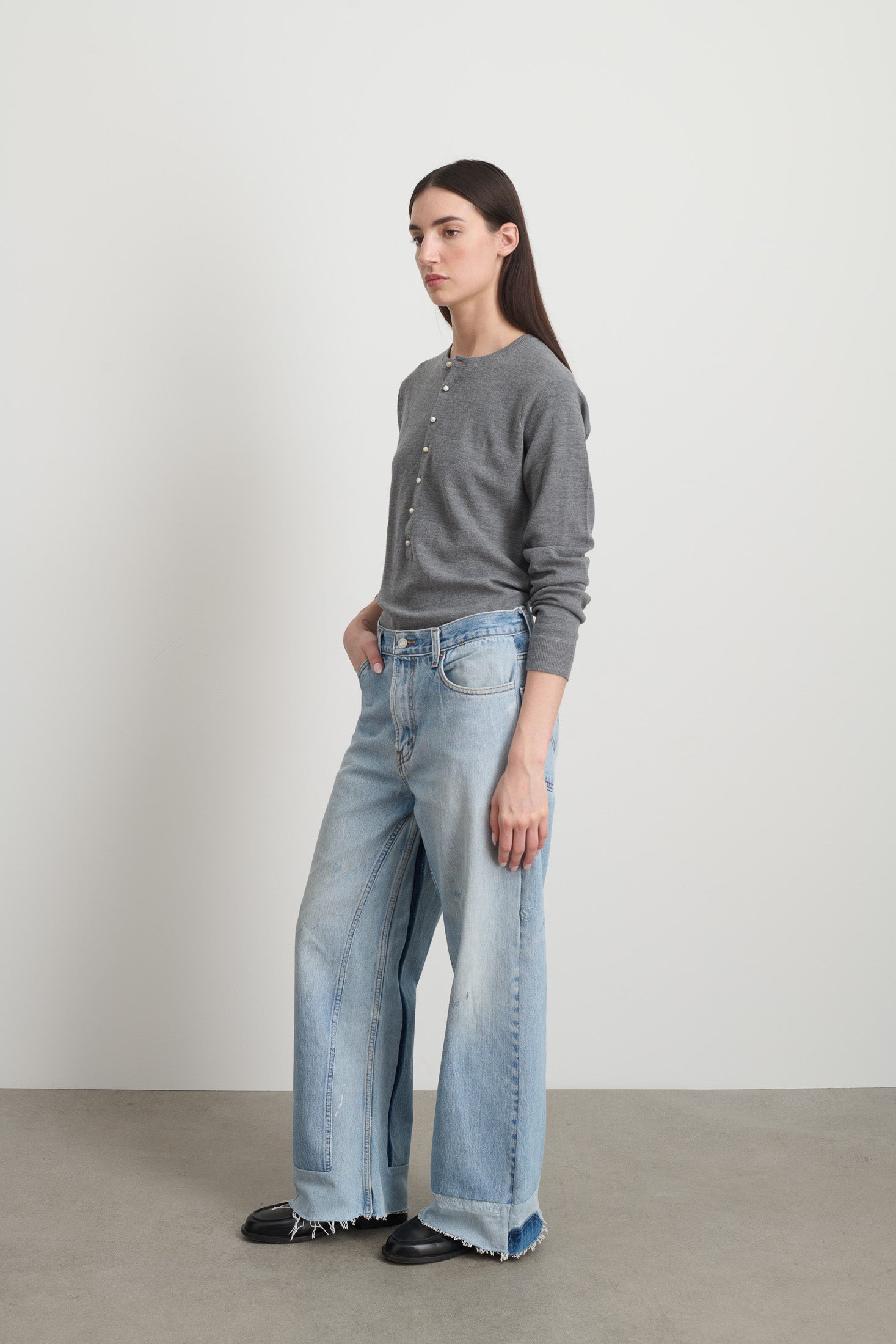 Reworked Vintage Culotte Vintage Indigo