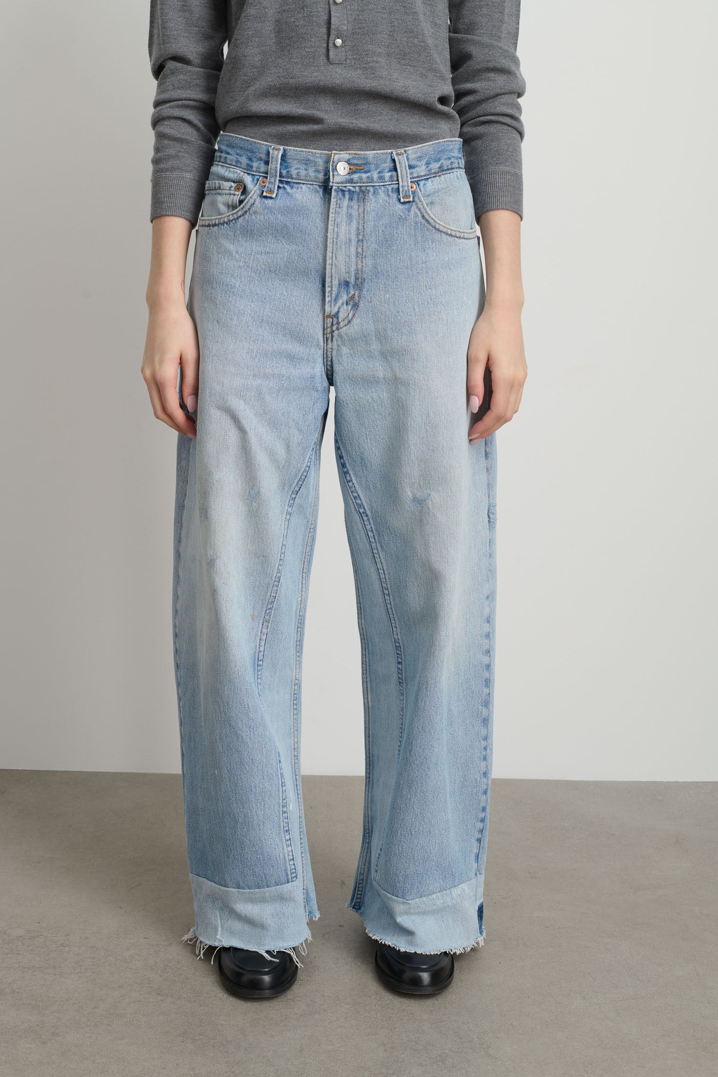 Reworked Vintage Culotte Vintage Indigo