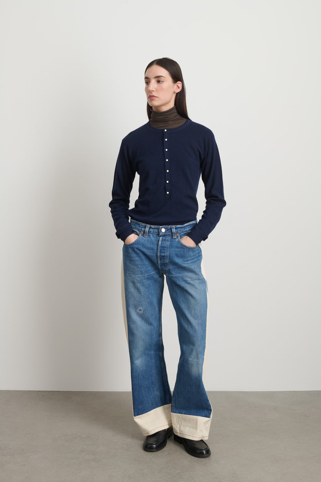 Reworked Slouch Vintage Indigo / Natural