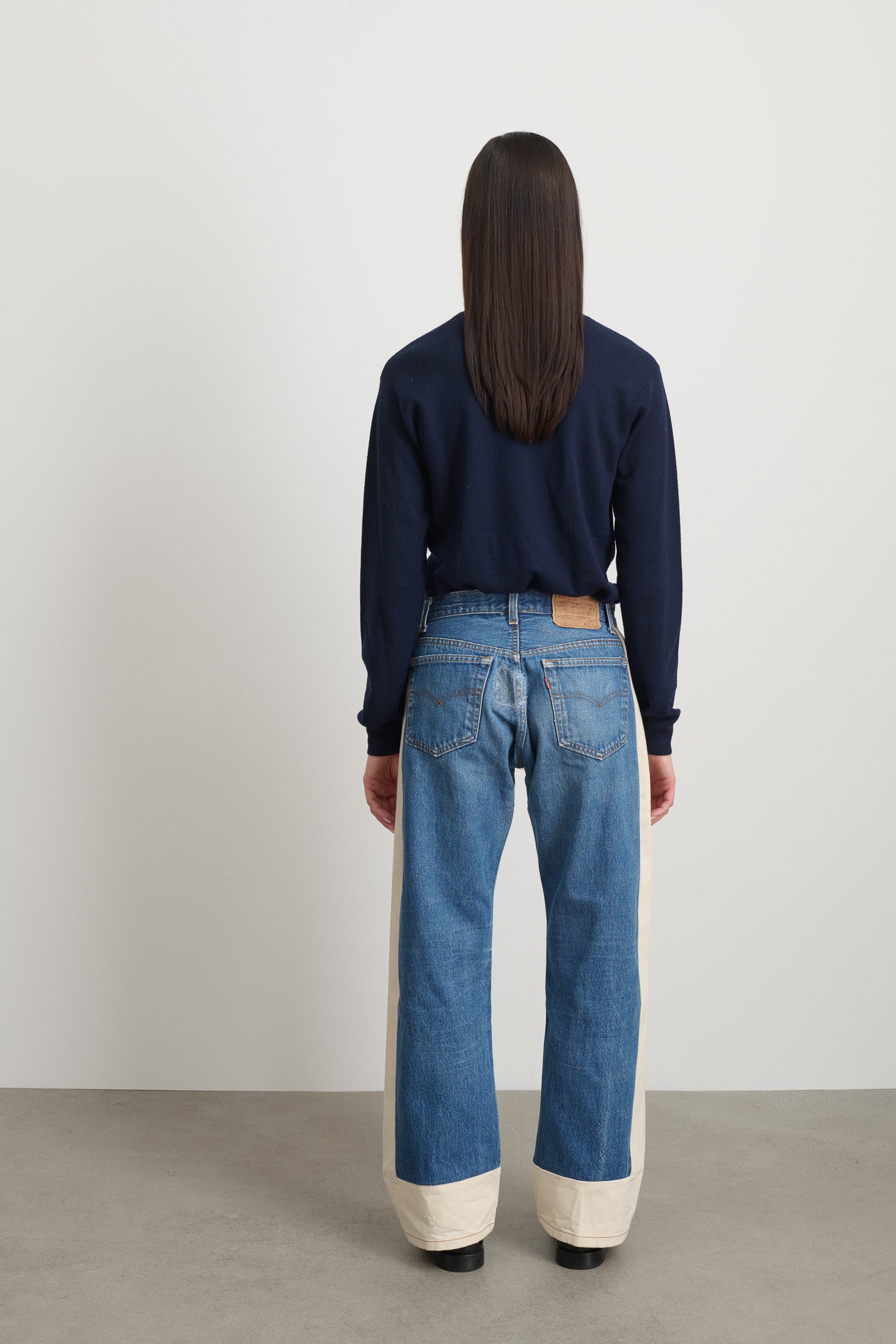 Reworked Slouch Vintage Indigo / Natural – B Sides Jeans