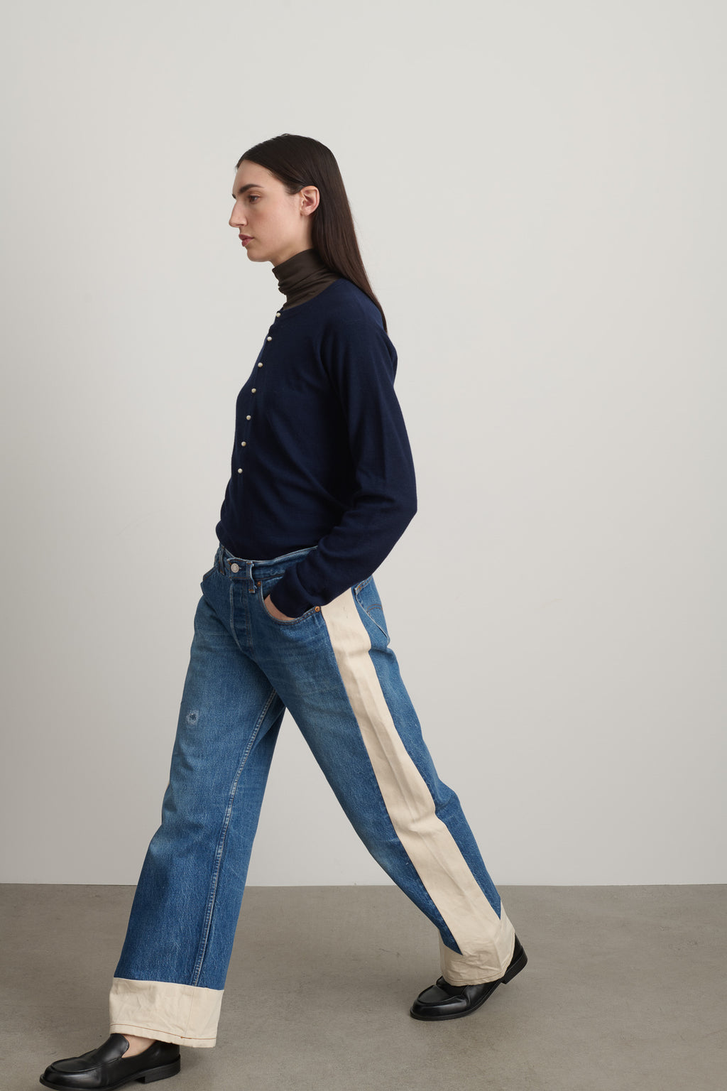 Reworked Slouch Vintage Indigo / Natural