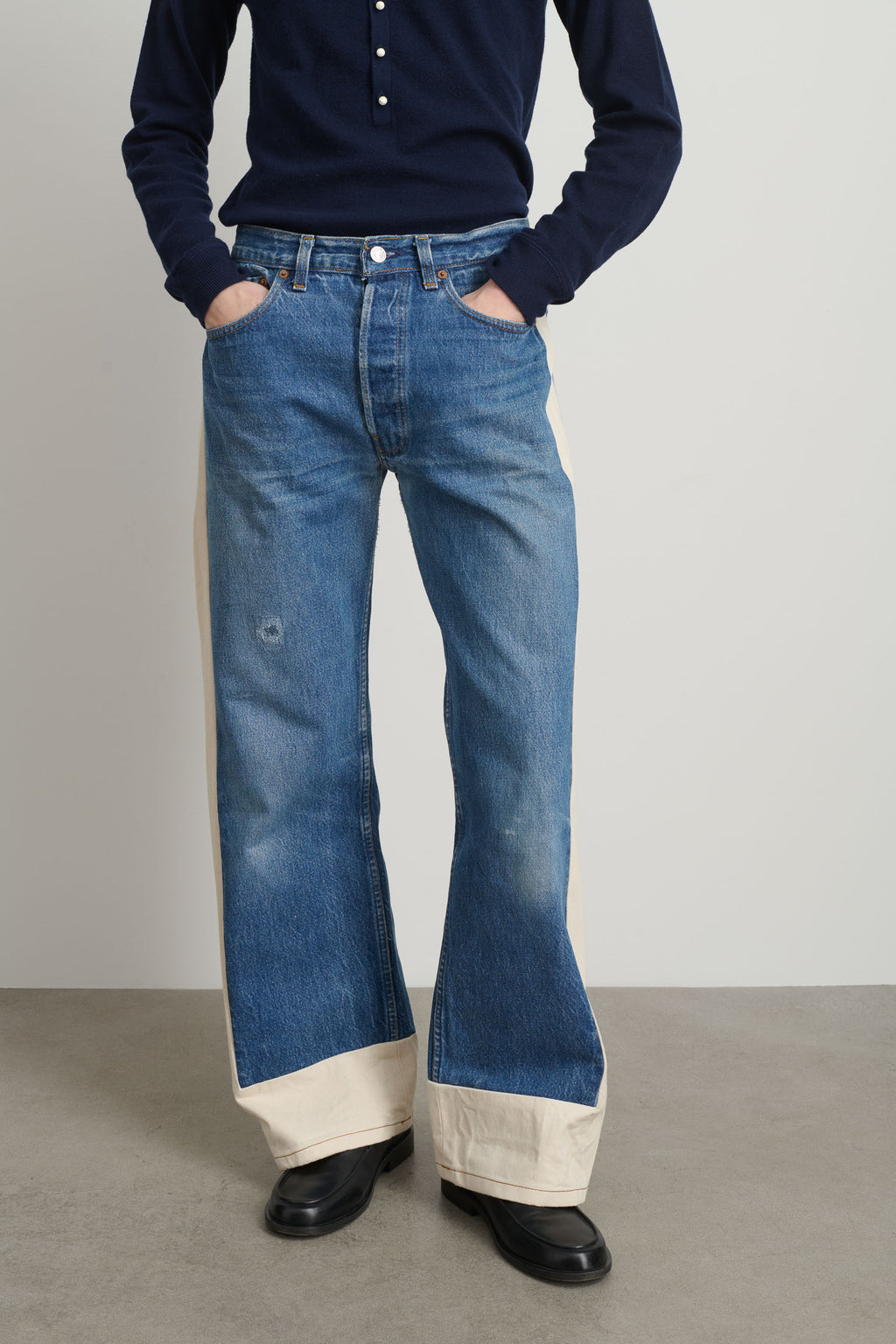 Reworked Slouch Vintage Indigo / Natural