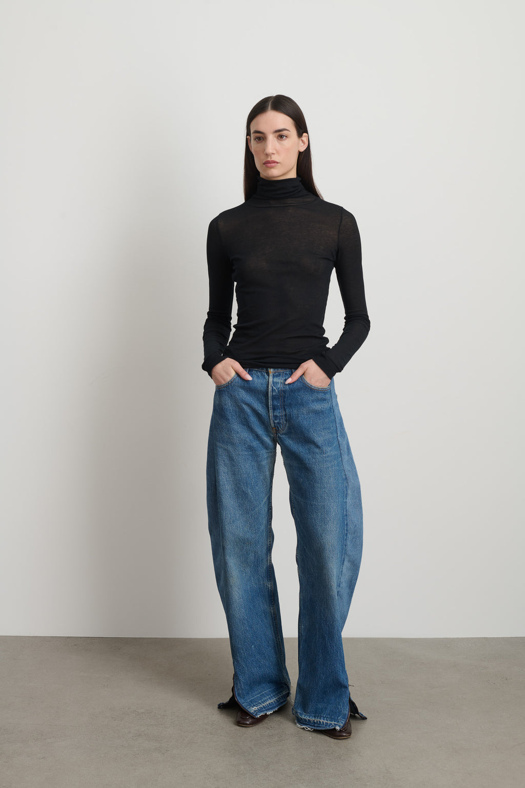 Reworked Open Hem Slouch