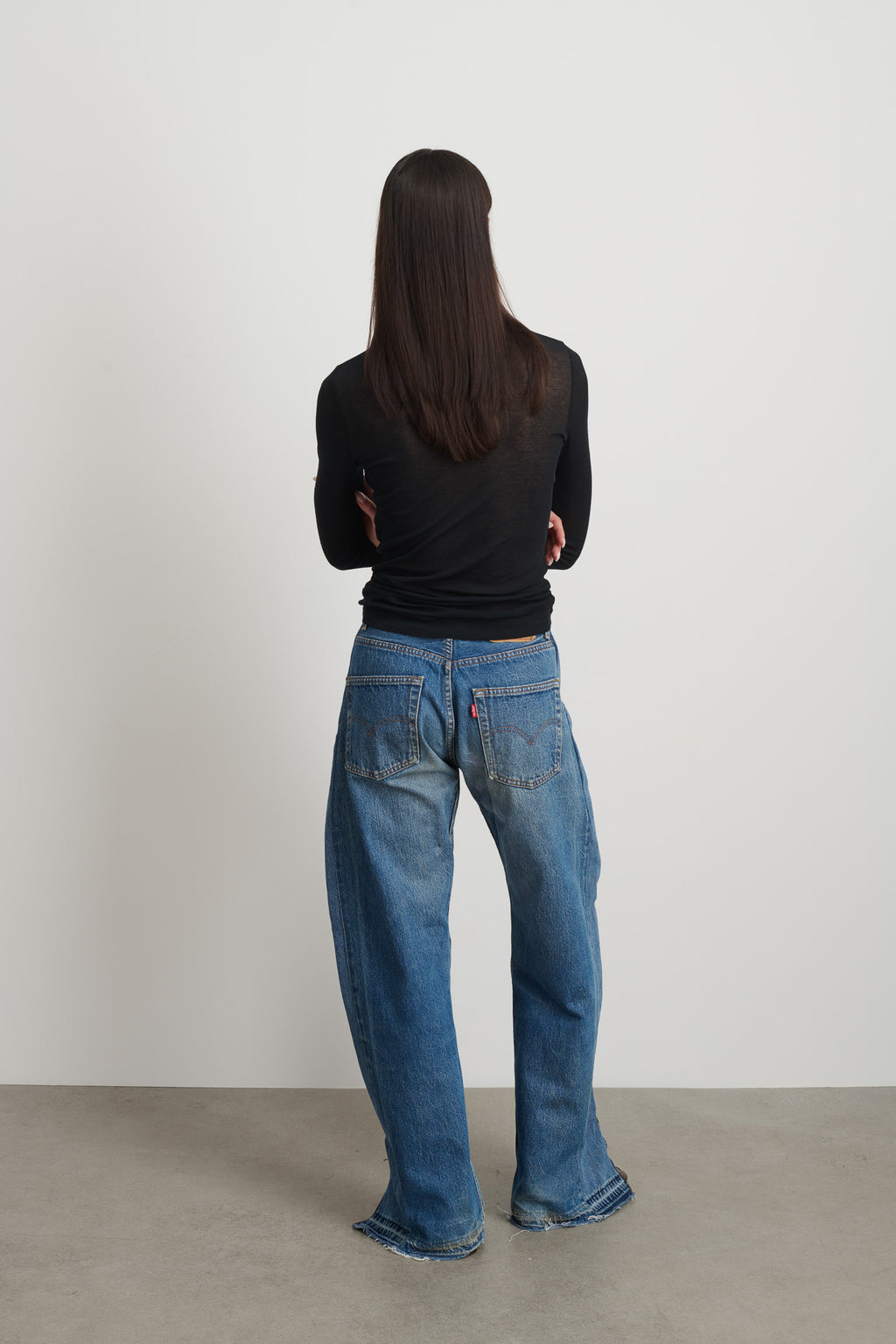 Reworked Open Hem Slouch