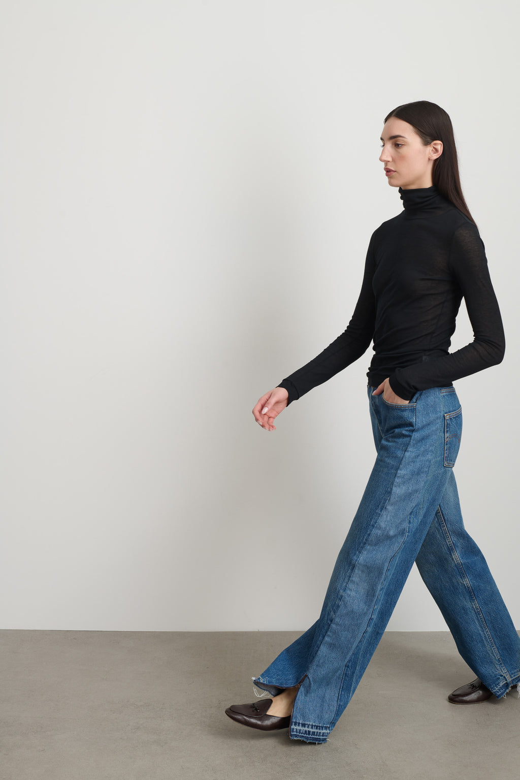 Reworked Open Hem Slouch