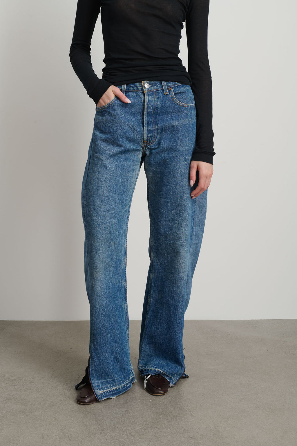 Reworked Open Hem Slouch