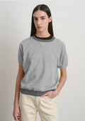 Short Sleeve Sweatshirt Heather Grey