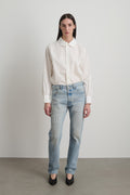 Vintage French Knot Checker Jean