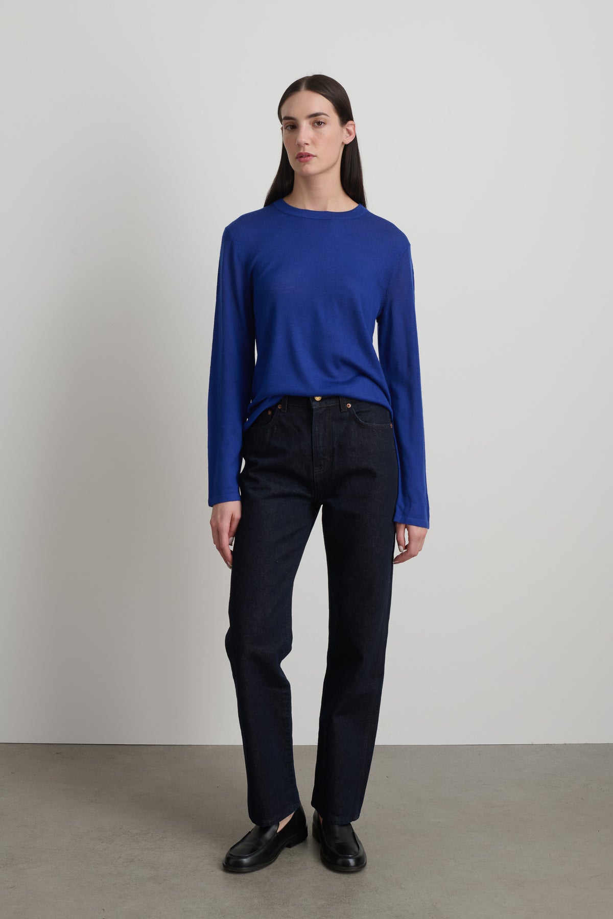 Plein High Straight Indigo Brown Rinse