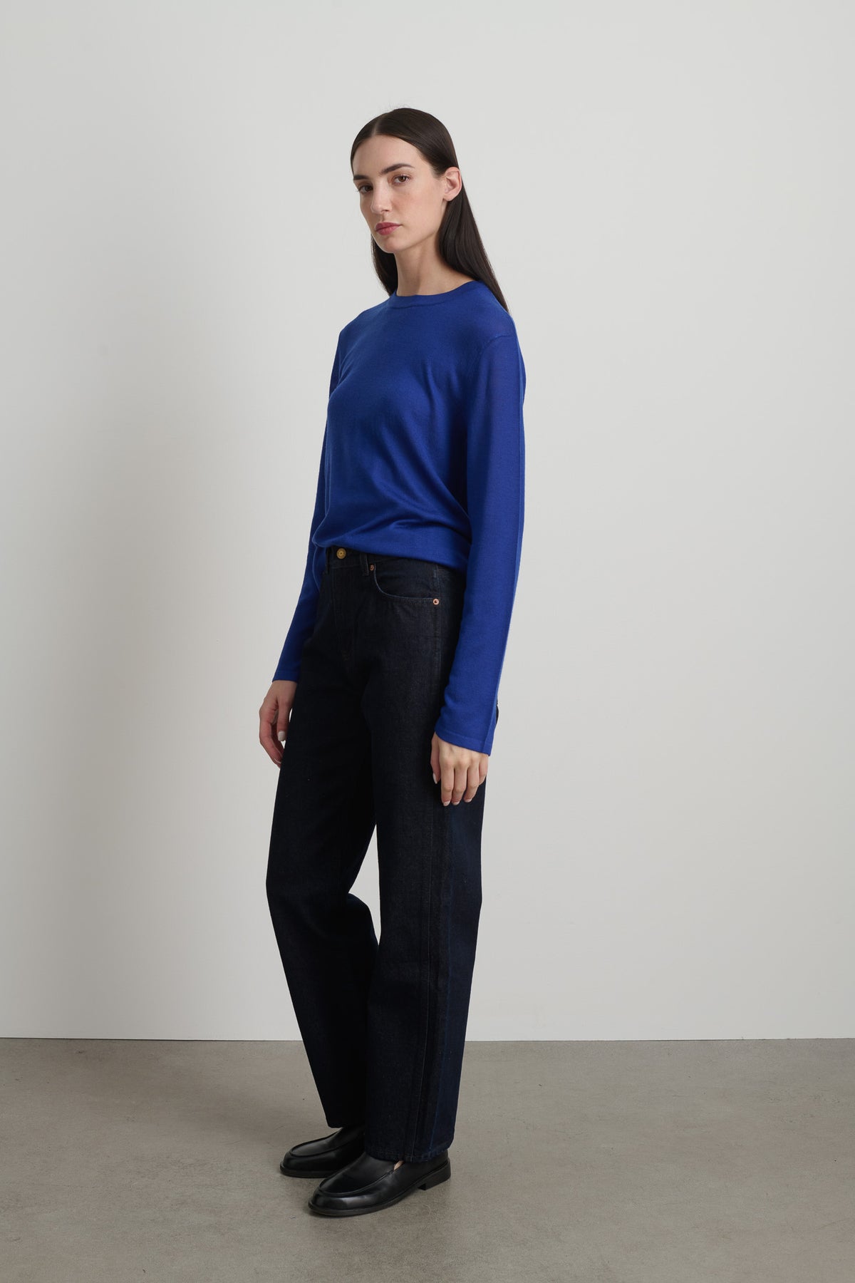 Plein High Straight Indigo Brown Rinse