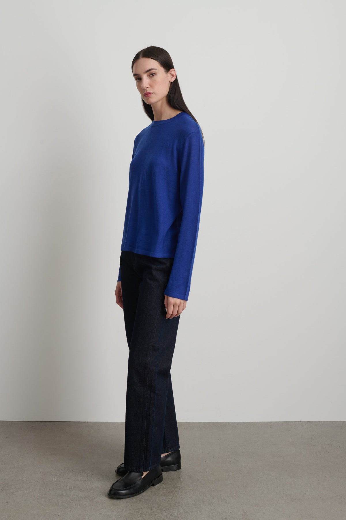 Classic Crewneck Pullover Cobalt