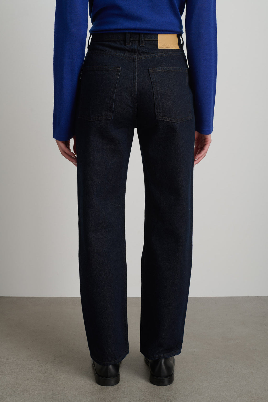 Plein High Straight Indigo Brown Rinse