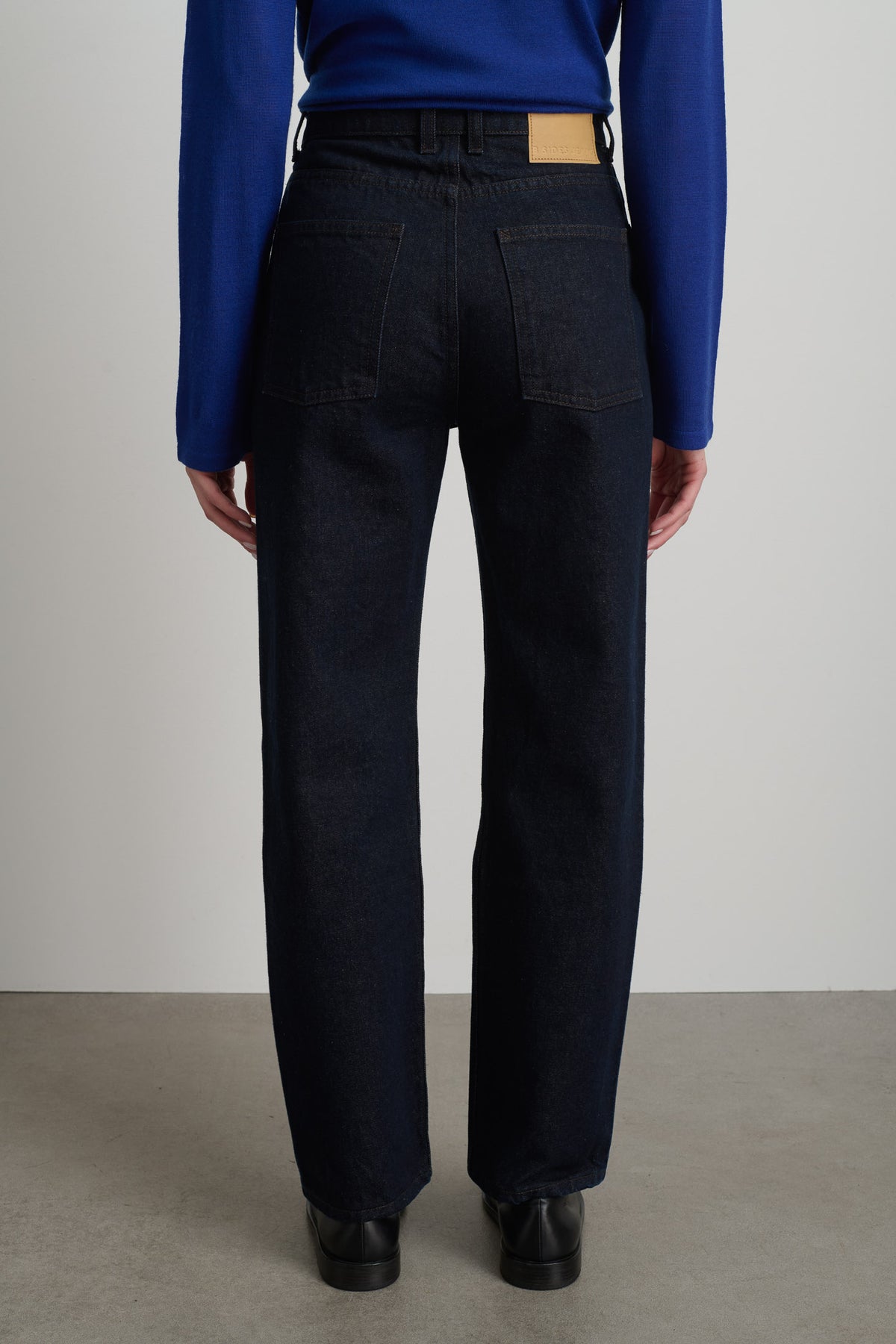 Plein High Straight Indigo Brown Rinse