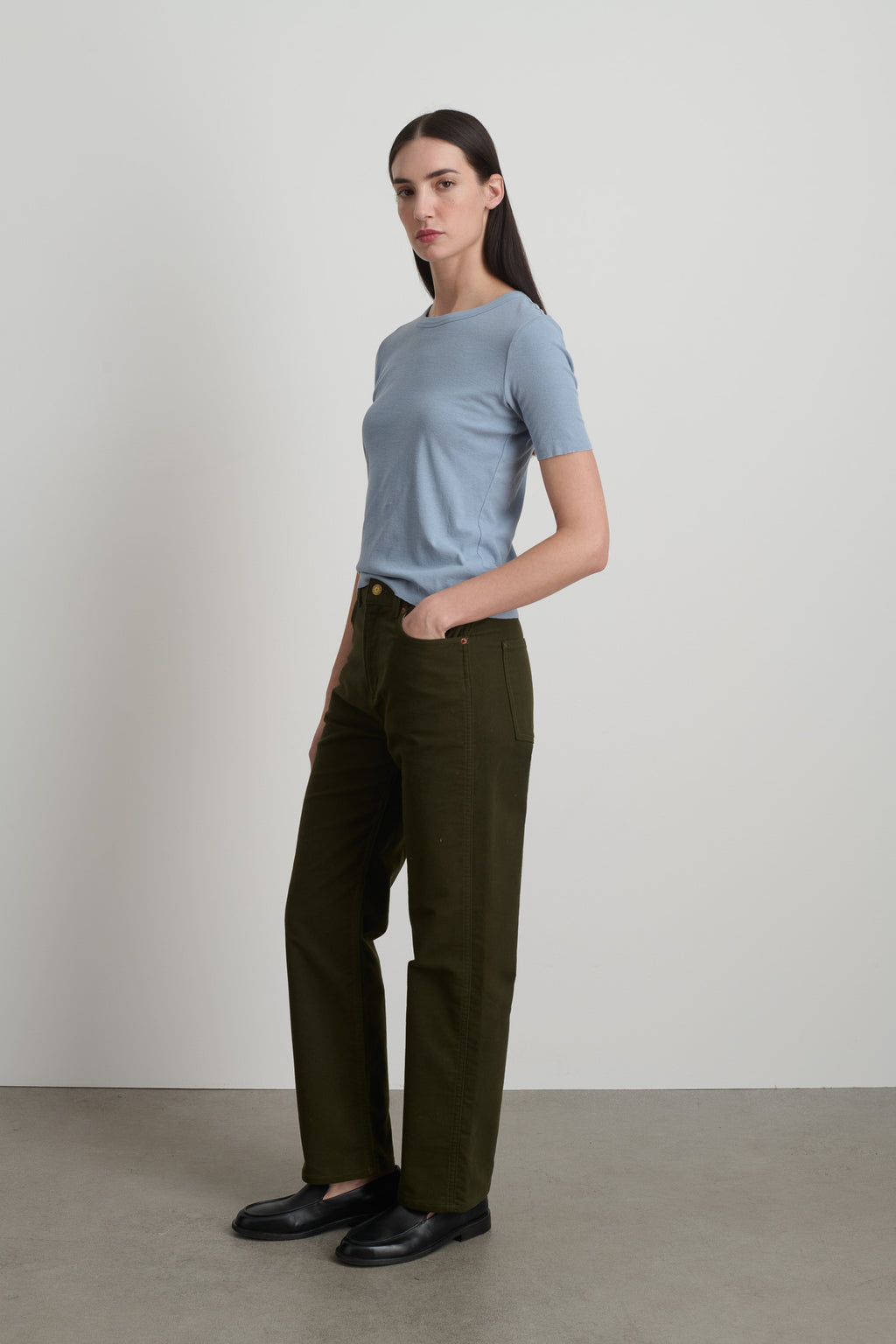 Double Tee Alpine Blue / Marine