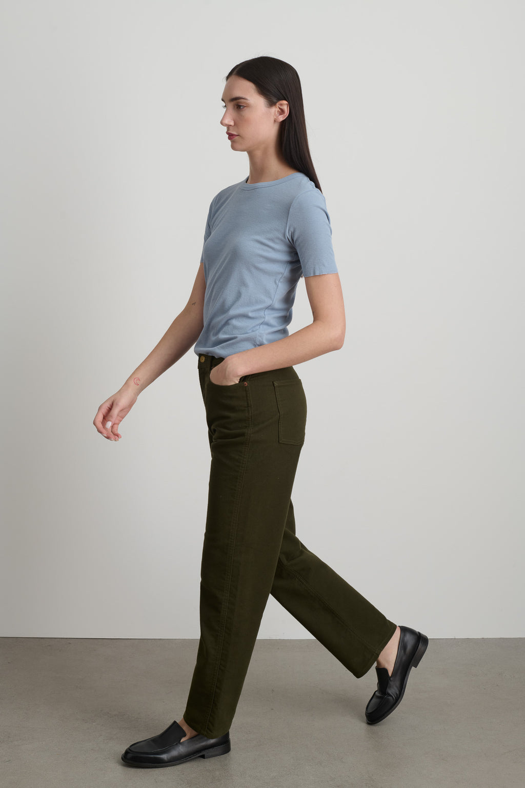 Double Tee Alpine Blue / Marine