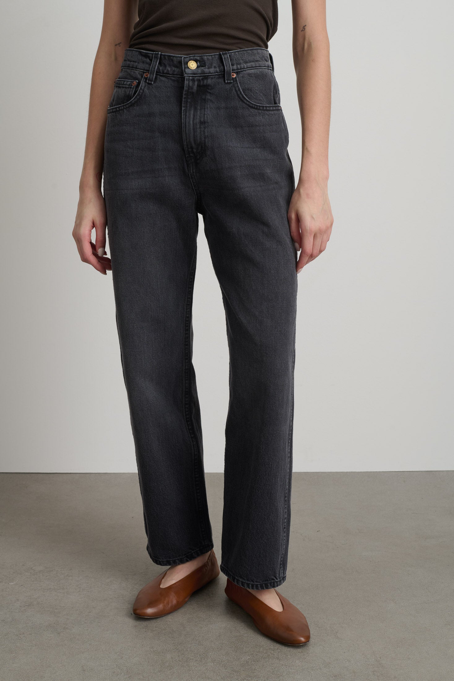 Plein High Straight Stil Black