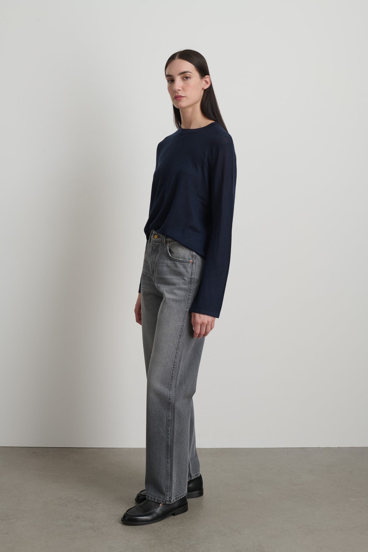 Plein High Straight Stone Grey