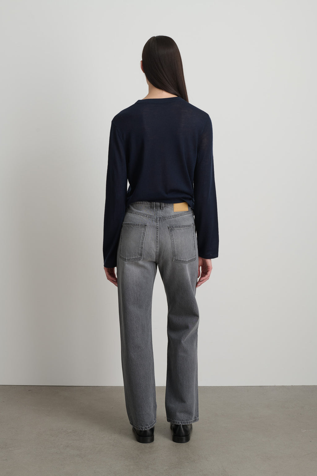 Plein High Straight Stone Grey