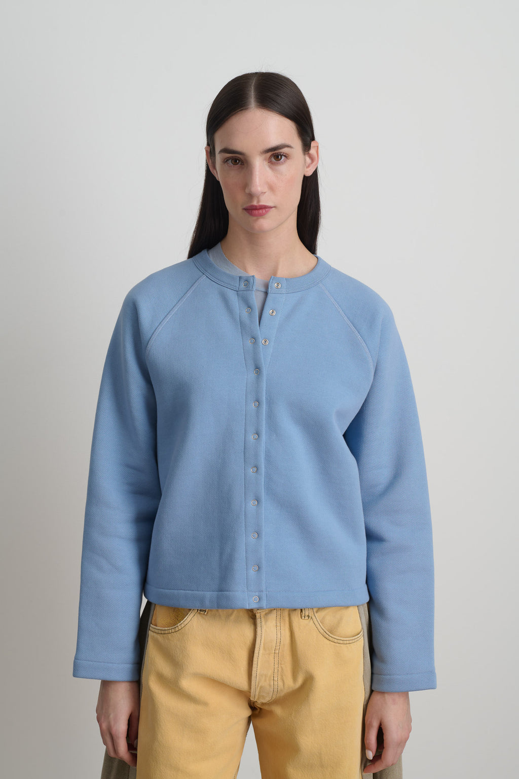 Snap Cardigan Alpine Blue