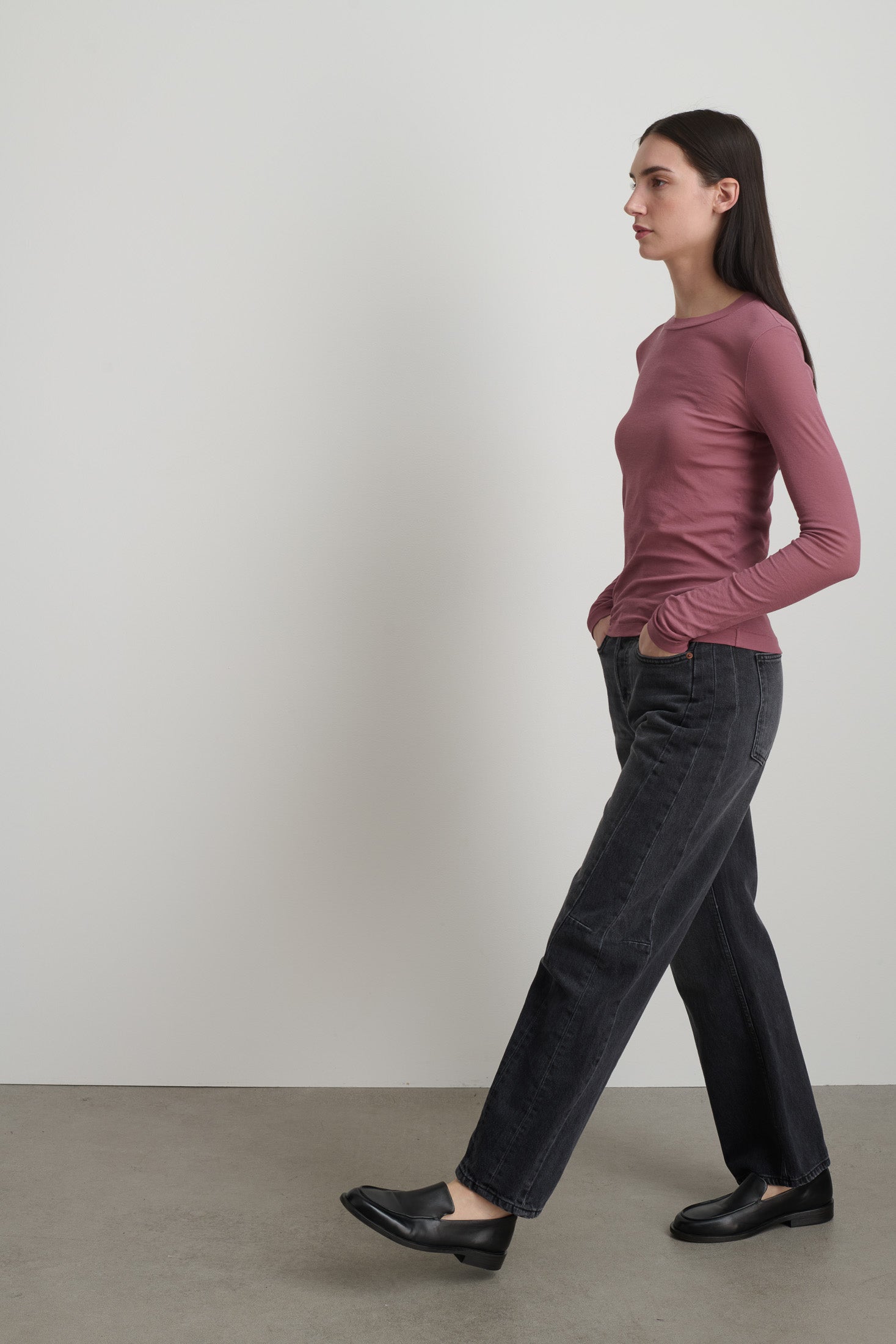 Relaxed Lasso Jean Stil Black