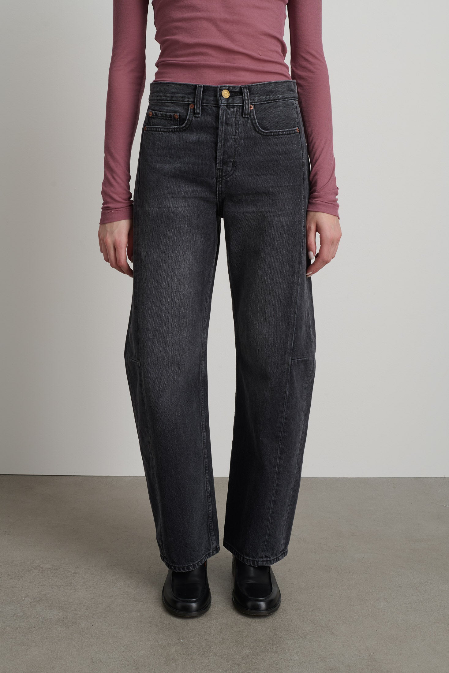 Relaxed Lasso Jean Stil Black