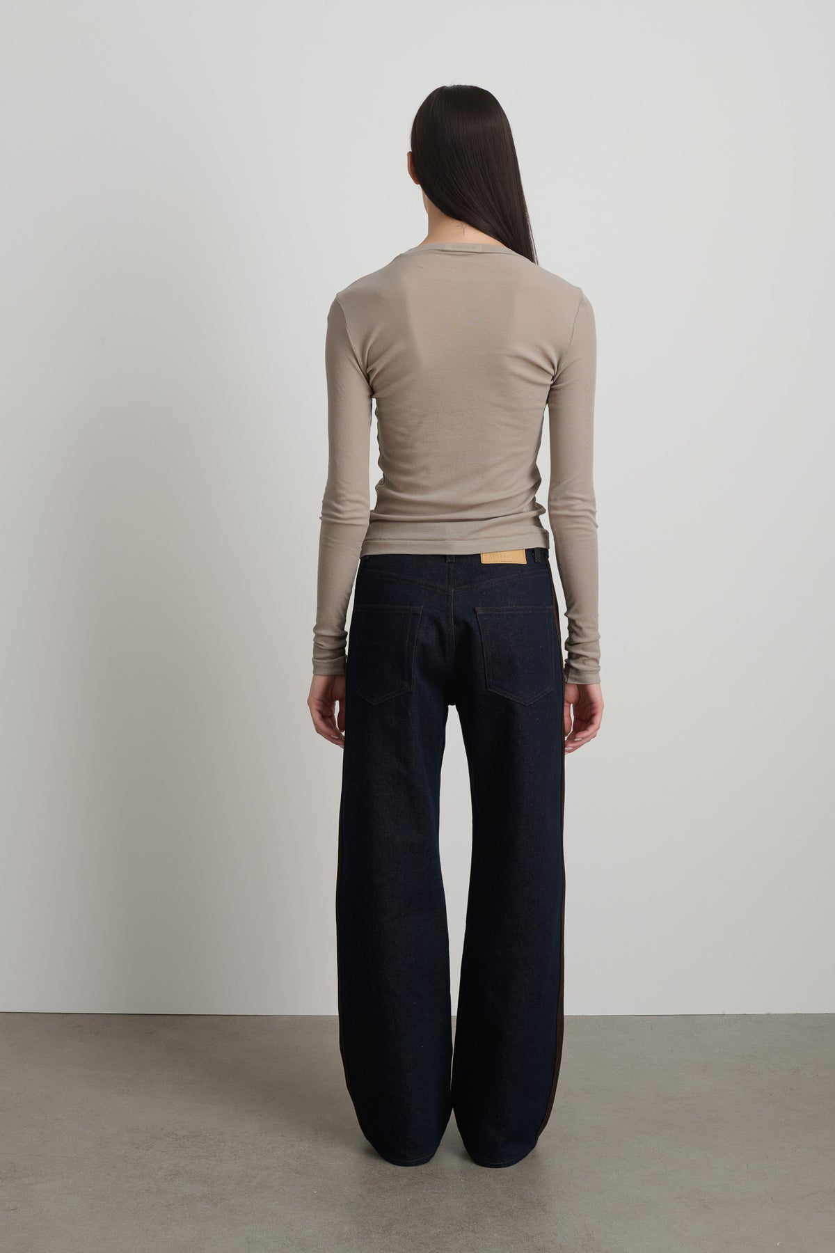 Evan Jean Indigo Brown Rinse / Espresso Suede